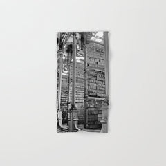 A Book Lover's Dream - Cincinnati Public Library black and white photographs / black and white photo Bath Towel