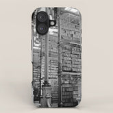 A Book Lover's Dream - Cincinnati Public Library black and white photographs / black and white photo iPhone Case