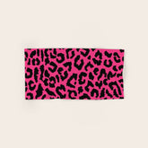 2000s leopard-black on hot pink Bath Towel