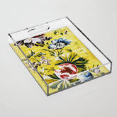 18th Century English Floral Print Acrylic Tray