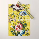 18th Century English Floral Print Wrapping Paper