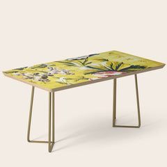 18th Century English Floral Print Coffee Table