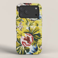 18th Century English Floral Print iPhone Case