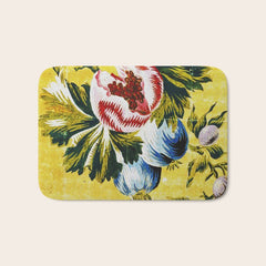 18th Century English Floral Print Bath Mat