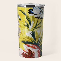 18th Century English Floral Print Travel Mug
