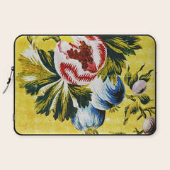 18th Century English Floral Print Laptop Sleeve
