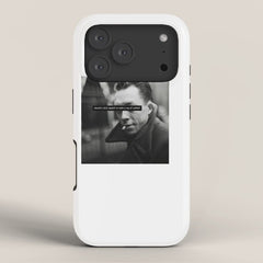 "Should I Kill Myself or Have a Cup of Coffee?" Albert Camus Quote iPhone Case