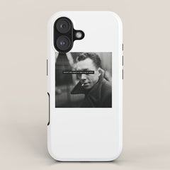 "Should I Kill Myself or Have a Cup of Coffee?" Albert Camus Quote iPhone Case