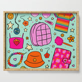 90's Things Print Serving Tray