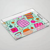 90's Things Print Acrylic Tray