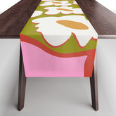 70's retro Bloom Table Runner