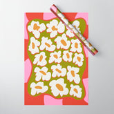 70's retro Bloom Wrapping Paper