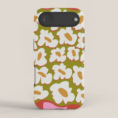 70's retro Bloom iPhone Case