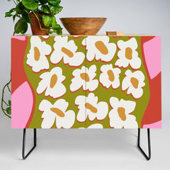 70's retro Bloom Credenza
