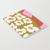 70's retro Bloom Notebook
