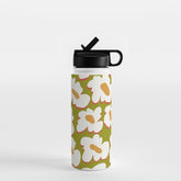 70's retro Bloom Water Bottle