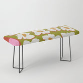 70's retro Bloom Bench