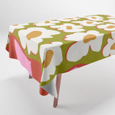 70's retro Bloom Tablecloth