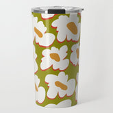 70's retro Bloom Travel Mug