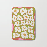 70's retro Bloom Bath Mat
