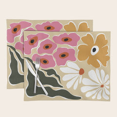70's Retro garden Placemat