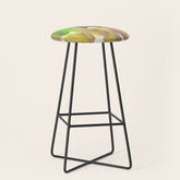 5 Watercolor November 2021 211130 Painting Valourine Original Design Color Bright Modern Contemporary Stool