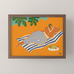 A Day At The Beach Mini Art Print