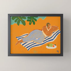 A Day At The Beach Mini Art Print