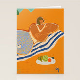 A Day At The Beach Stationery Card