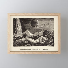 "Zarathustra and His Playmates" by Rockwell Kent (1919) Mini Art Print