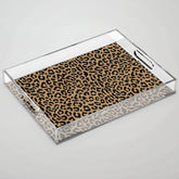 2000s leopard-black on tan Acrylic Tray