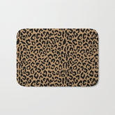 2000s leopard-black on tan Bath Mat