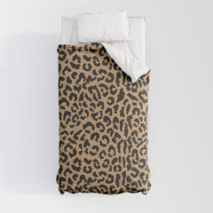 2000s leopard-black on tan Comforter