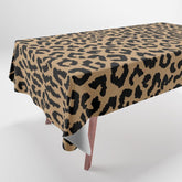 2000s leopard-black on tan Tablecloth