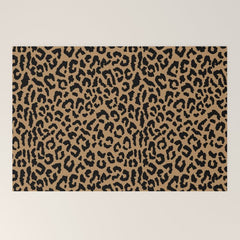 2000s leopard-black on tan Welcome Mat