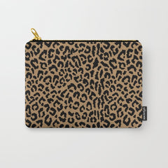 2000s leopard-black on tan Carry All Pouch