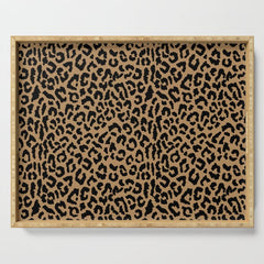 2000s leopard-black on tan Serving Tray