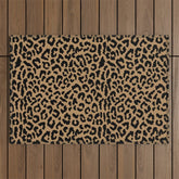 2000s leopard-black on tan Outdoor Rug