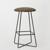 2000s leopard-black on tan Stool