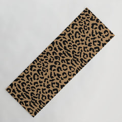2000s leopard-black on tan Yoga Mat