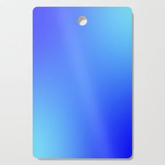 16 Blue Gradient 220506 Aura Ombre Valourine Digital Minimalist Art Cutting Board