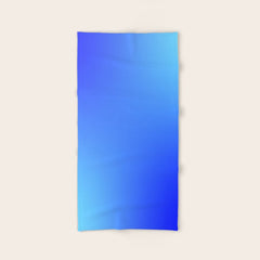 16 Blue Gradient 220506 Aura Ombre Valourine Digital Minimalist Art Bath Towel