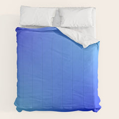 16 Blue Gradient 220506 Aura Ombre Valourine Digital Minimalist Art Comforter