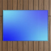 16 Blue Gradient 220506 Aura Ombre Valourine Digital Minimalist Art Outdoor Rug