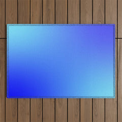 16 Blue Gradient 220506 Aura Ombre Valourine Digital Minimalist Art Outdoor Rug