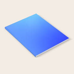 16 Blue Gradient 220506 Aura Ombre Valourine Digital Minimalist Art Notebook