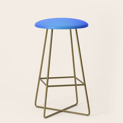16 Blue Gradient 220506 Aura Ombre Valourine Digital Minimalist Art Stool