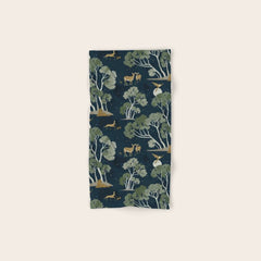 A Forest Awakens Full Moon Bath Towel