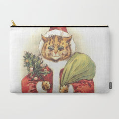 Father Christmas Cat' by Louis Wain Carry All Pouch