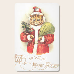 Father Christmas Cat' by Louis Wain Cutting Board